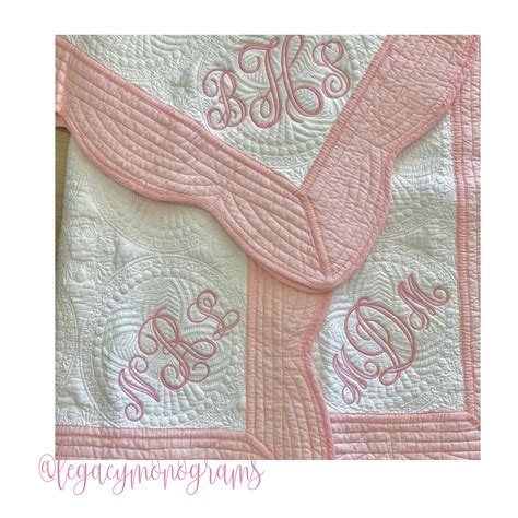 This is a one color satin stitch font that can be merged with various sizes to create a monogram as shown in the first image. . Herrington design embroidery